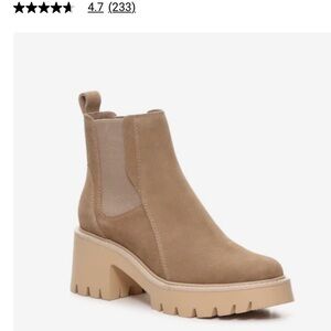 DOLCE VITA - Halina Taupe Suede Bootie (sz 9)